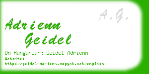 adrienn geidel business card